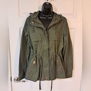 St. John's Bay Khaki Green Utility Jacket